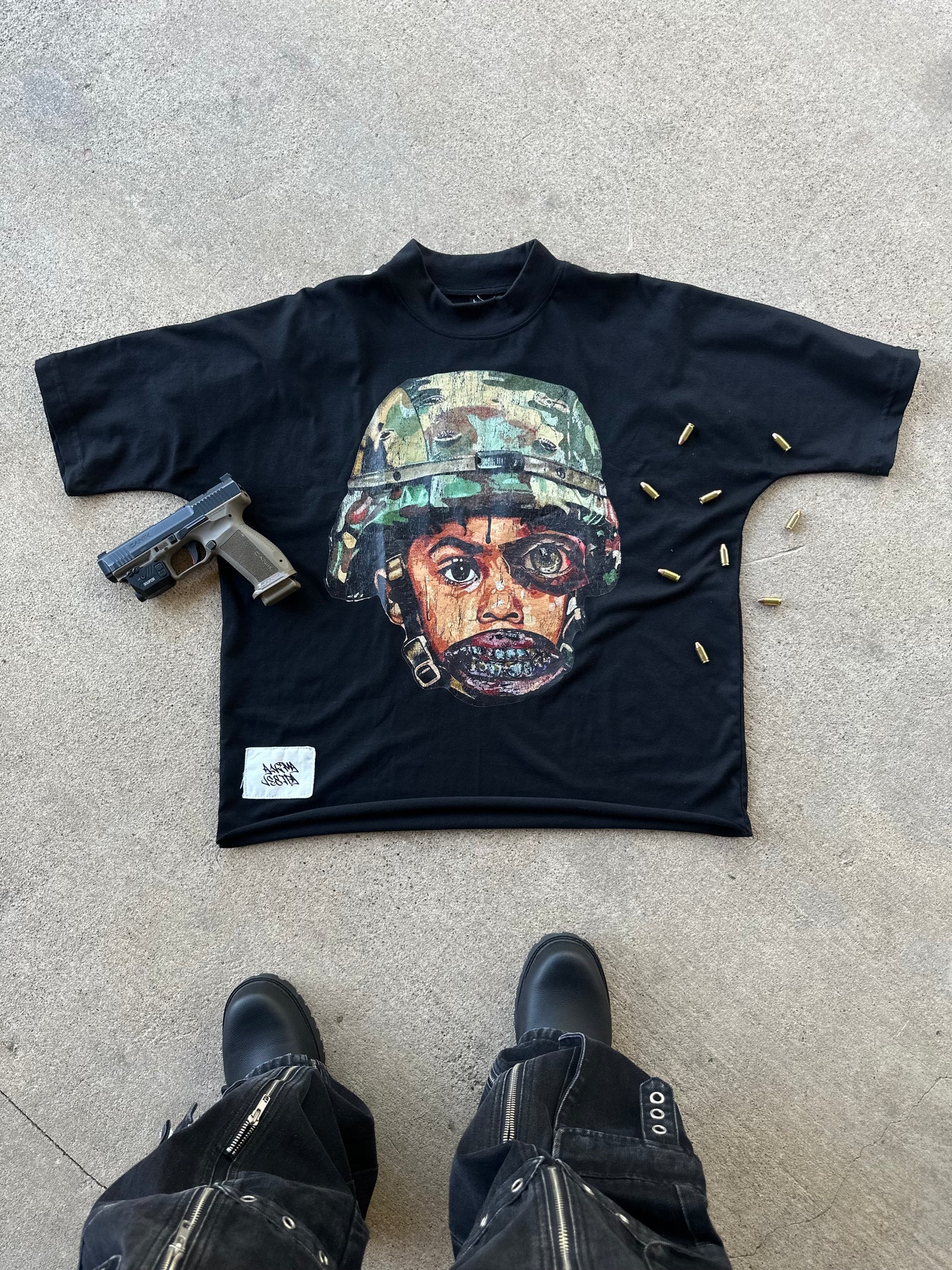 Black "Generational War" Tee